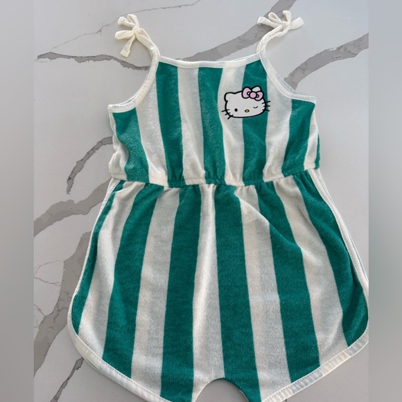 NWOT - Hello Kitty Striped Romper - Picture 1 of 1